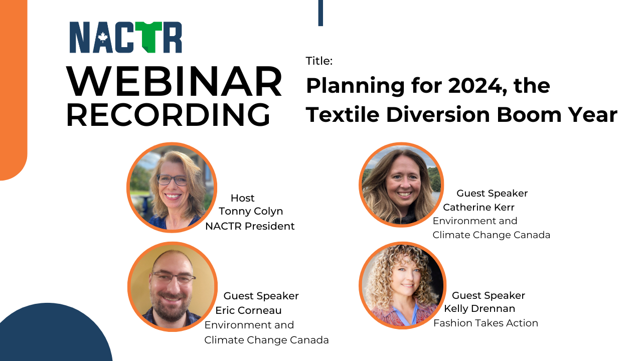 NACTR Webinar Series: Planning for 2024, the Textile Diversion Boom Year