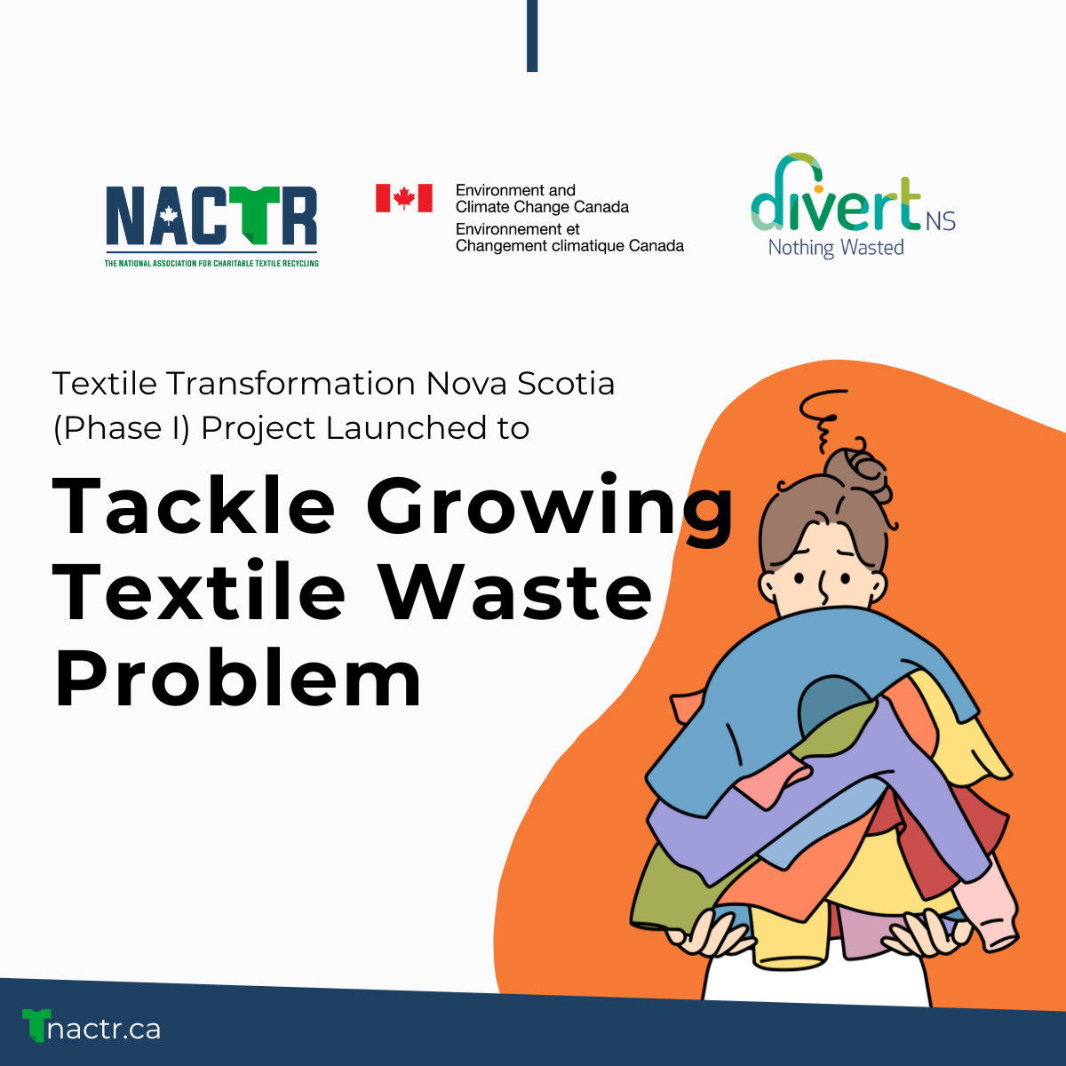 Textile Transformation Nova Scotia (Phase I) Project Launched to Tackle Growing Textile Waste Problem